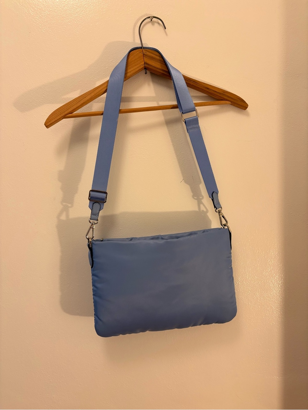 a new day Light Blue Padded Crossbody Shoulder Bag